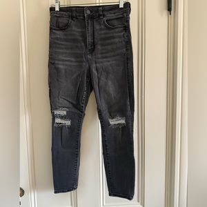 American Eagle black ripped jeans